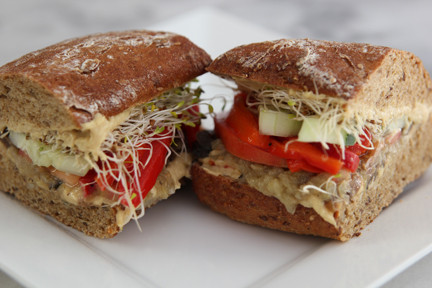Order Veggie Sandwich food online from The Picnic Basket store, New York on bringmethat.com