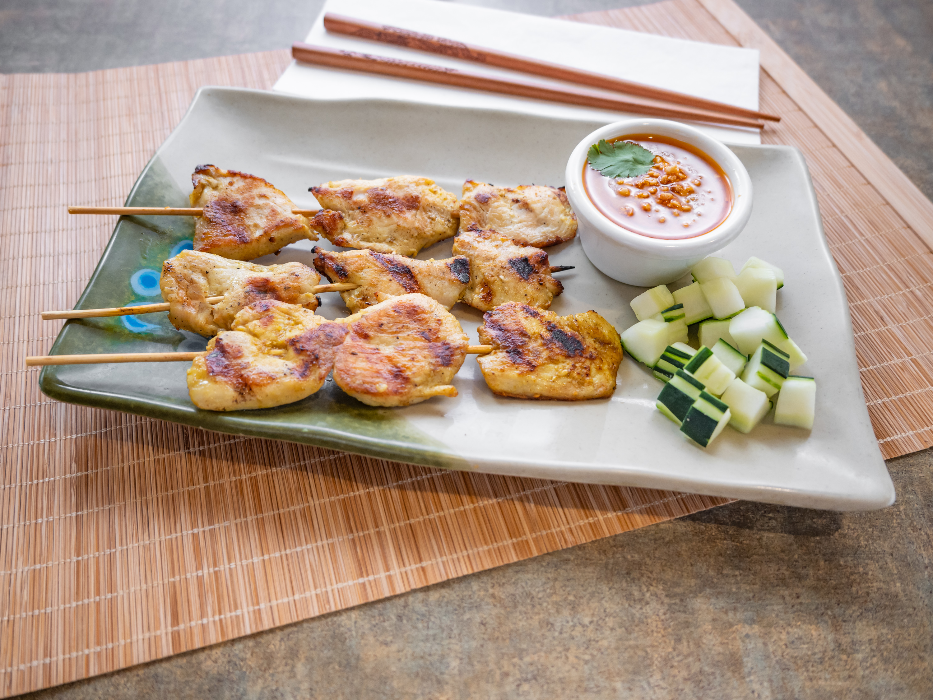 Order Satay  food online from Soybean Asian Grille store, Wilmington on bringmethat.com