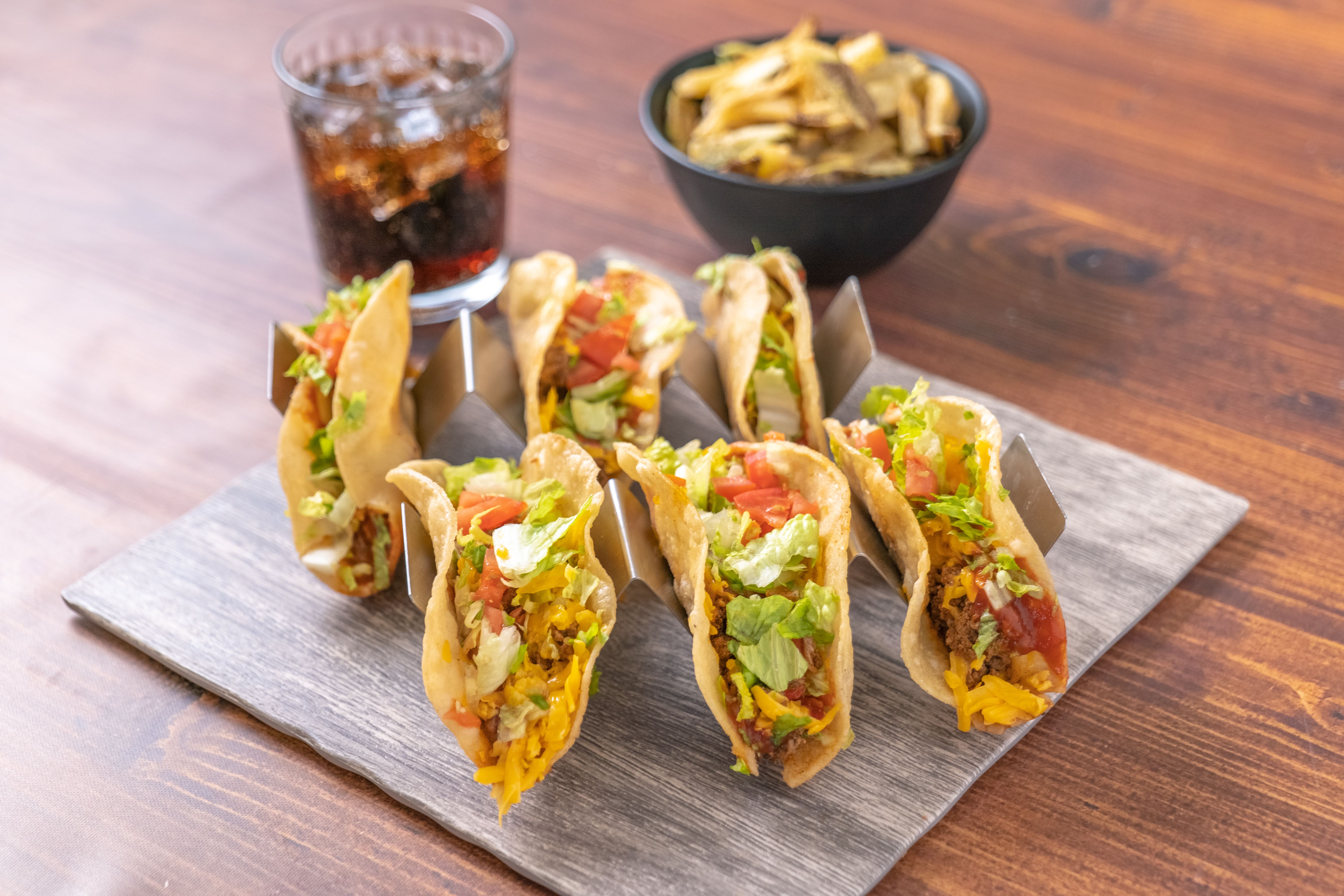 Order Any 6 Tacos food online from Taco Bar store, Los Angeles on bringmethat.com