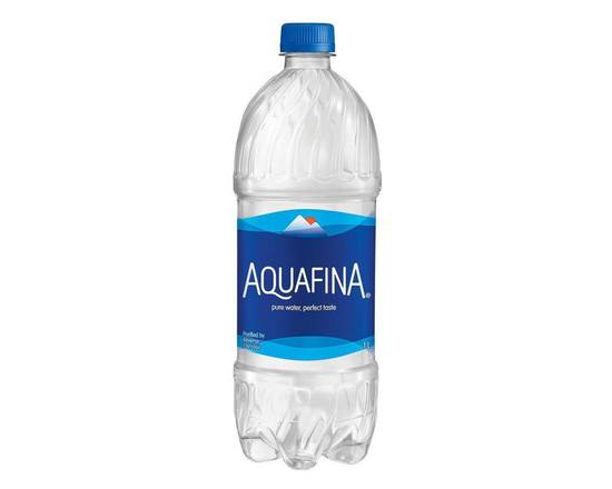Order Aguafina Pure Water, Perfect Taste (1L) food online from Happy's Liquor store, Whittier on bringmethat.com
