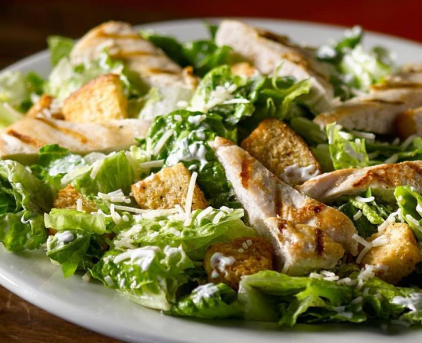 Order Chicken Caesar Salad food online from Angelico Pizzeria Glover Park store, Washington on bringmethat.com