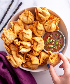 Order 6. Crab Rangoon food online from Asian Cuisine store, Fayetteville on bringmethat.com