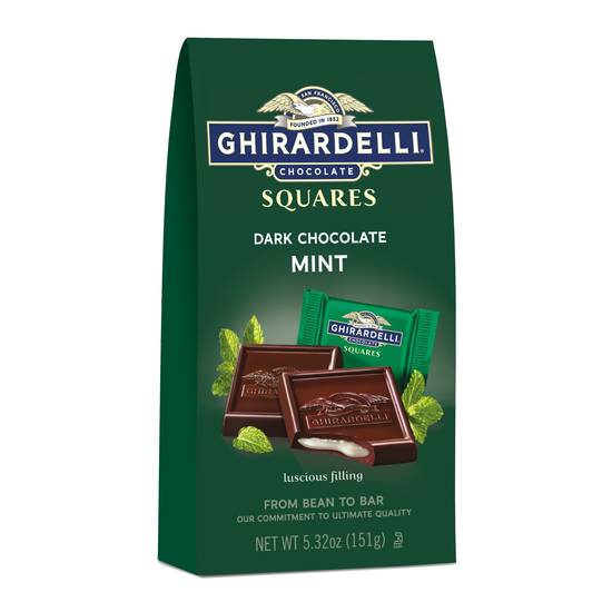 Order Ghirardelli Chocolate Squares Dark & Mint (6.38 oz) food online from Rite Aid store, Eugene on bringmethat.com