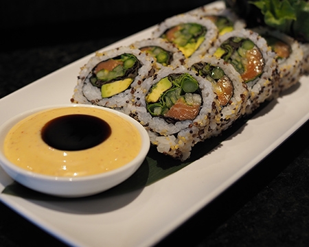 Order Quinoa Roll food online from Kumori Sushi & Teppanyaki - Nolana store, Mcallen on bringmethat.com