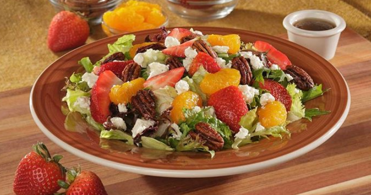 Order Strawberry Pecan Salad food online from Colton's Steakhouse store, Jefferson City on bringmethat.com