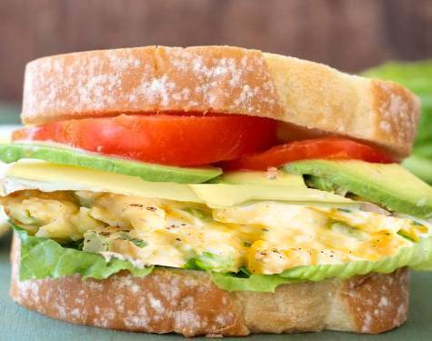 Order Egg Salad Slice Bread Sandwich food online from Soup Kettle Grill store, Meridian on bringmethat.com
