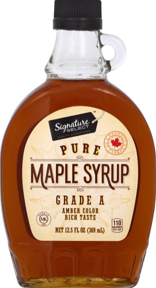 Order Signature Select · Grade A Pure Maple Syrup (12.5 fl oz) food online from Jewel-Osco store, Plainfield on bringmethat.com
