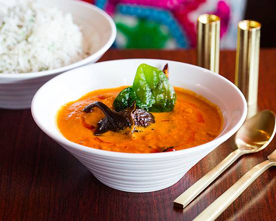 Order Indian Eggplant In Salan Sauce food online from Keeva Indian Kitchen store, San Francisco on bringmethat.com
