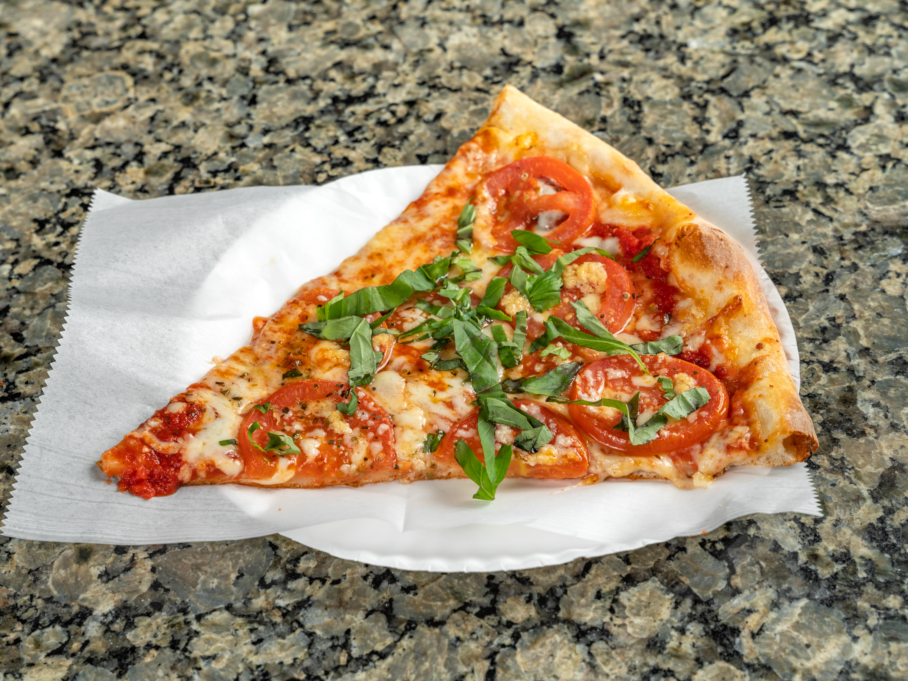 Order Margherita Pizza Slice food online from Planet Pizza store, Greenwich on bringmethat.com