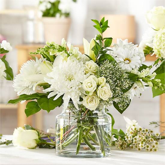 Order Classic Ivory - A Florist Original food online from Proflowers store, Corning on bringmethat.com