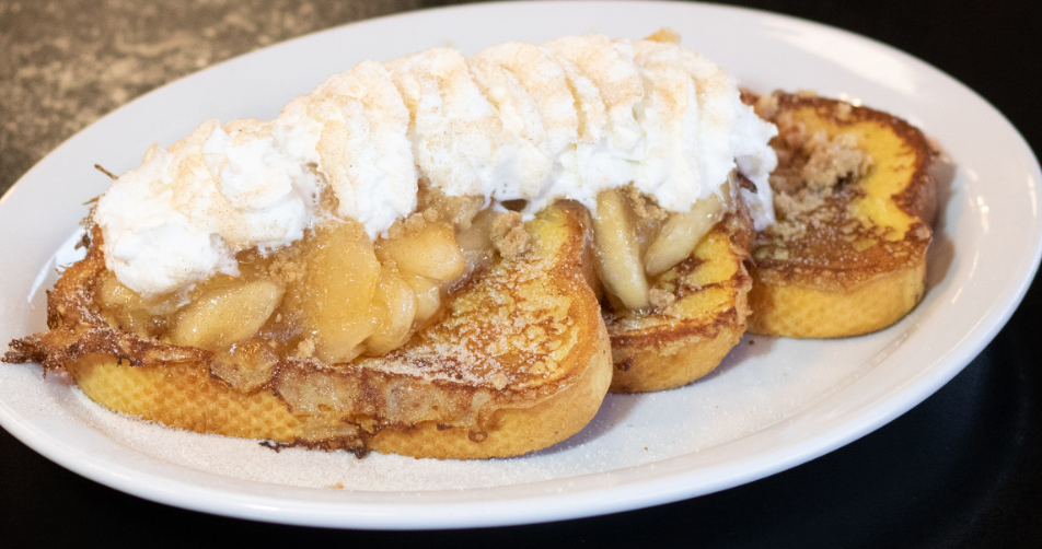 Order Apple Pie French Toast food online from Wally Waffle store, Akron on bringmethat.com
