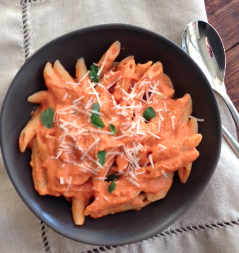 Order Pasta with Pink Vodka Sauce food online from Ametis Pizza store, Clifton on bringmethat.com