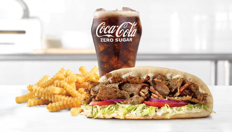 Order Greek Gyro food online from Arby's store, Butler on bringmethat.com