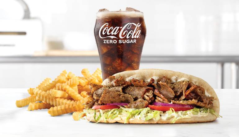 Order Greek Gyro food online from Arby's store, Bastrop on bringmethat.com