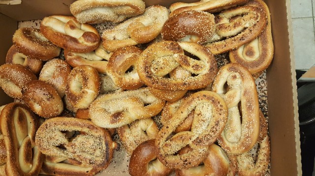 Order Pretzels food online from Kosher Bagel Hole--Avenue J store, NY on bringmethat.com