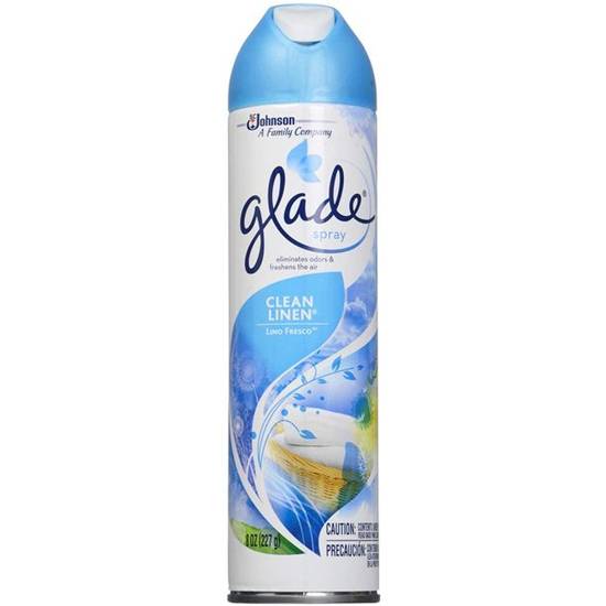 Order Glade Room Spray Clean Linen-Clean Linen food online from Exxon Food Mart store, Port Huron on bringmethat.com