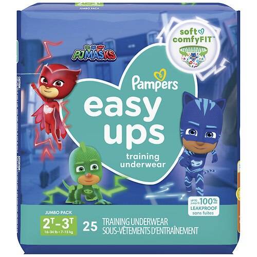 Order Pampers Easy Ups Training Underwear Boys Jumbo Size 2T-3T - 25.0 ea food online from Walgreens store, Darby on bringmethat.com