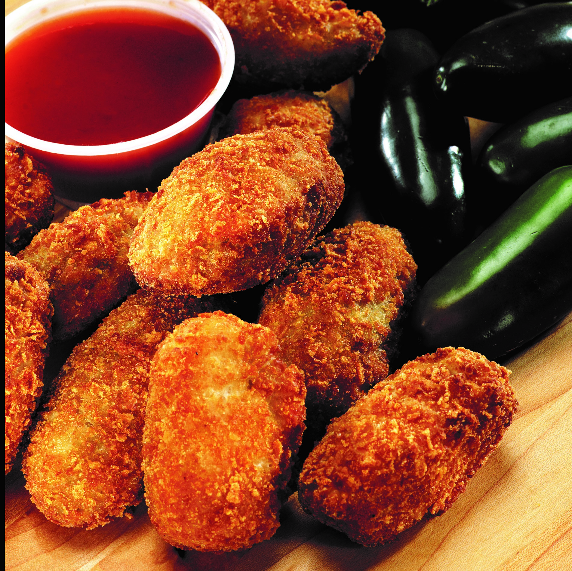 Order Jalapeno Poppers food online from Cluck-U Chicken store, Eatontown on bringmethat.com