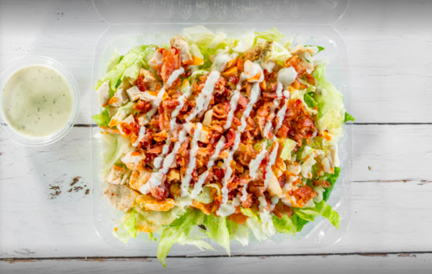 Order Buffalo Chicken Salad food online from Brooklynz Pizza store, Rancho Cucamonga on bringmethat.com