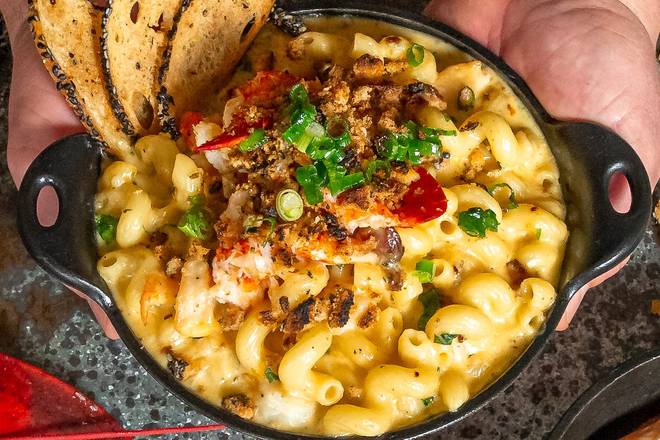 Order Lobster Mac & Cheese - available 3pm - 9pm food online from Pinstripes store, South Barrington on bringmethat.com