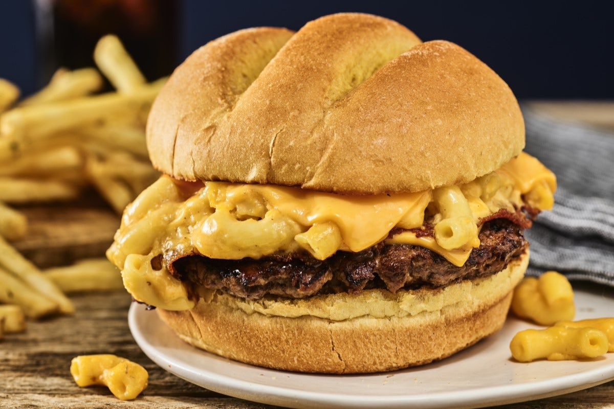 Order S'MAC & CHEESE BURGER food online from Smashburger store, Raleigh on bringmethat.com