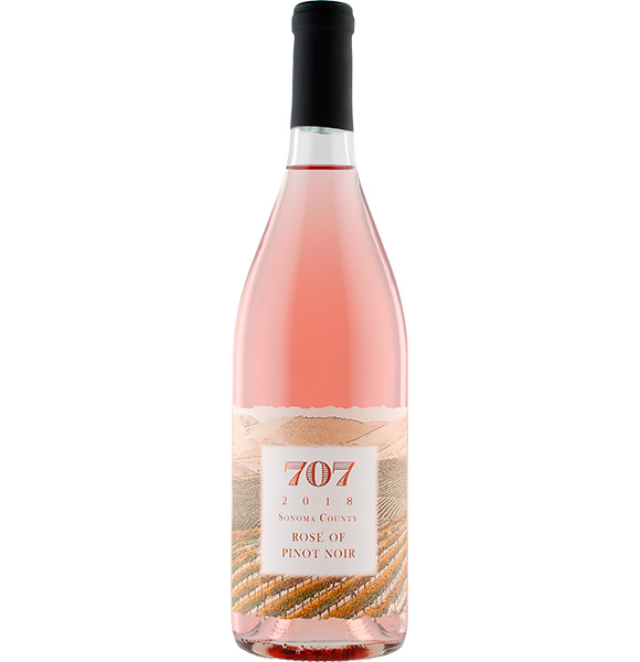Order 707 2019 Sonoma County Rose of Pinot Noir food online from Chateau Diana Winery store, Healdsburg on bringmethat.com