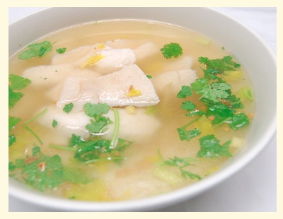 Order Ginger Soup, Fillet of Sole and Rice food online from Bangkok West Thai store, Santa Monica on bringmethat.com