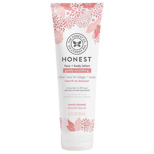 Order Honest Gently Nourishing Sweet Almond Face & Body Lotion - 8.5 oz food online from Walgreens store, FAIRBANKS on bringmethat.com