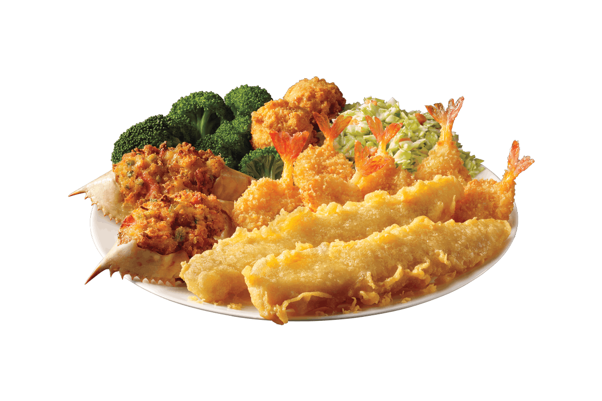 Order Deluxe Seafood Platter food online from Captain D's Seafood store, Cedartown on bringmethat.com