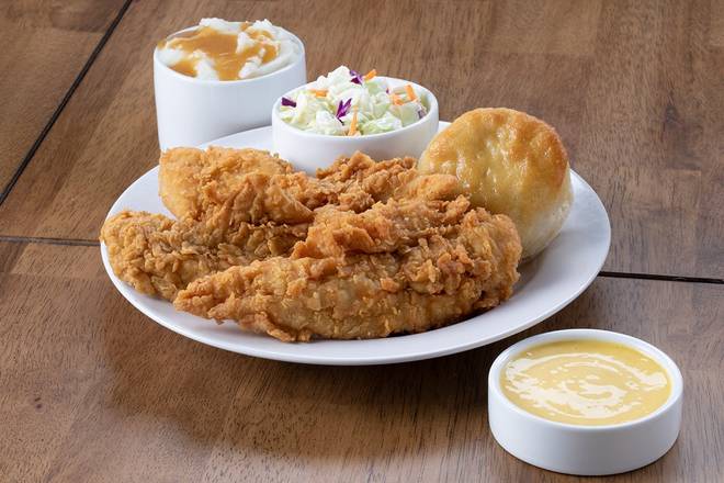 Order 3 Piece Breast Strip Meal food online from Lee's Famous Recipe Chicken store, Dayton on bringmethat.com