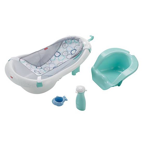 Order Fisher-Price® 4-in-1 Sling 'n Seat Bath Tub in Grey/Blue food online from Bed Bath & Beyond store, Lancaster on bringmethat.com