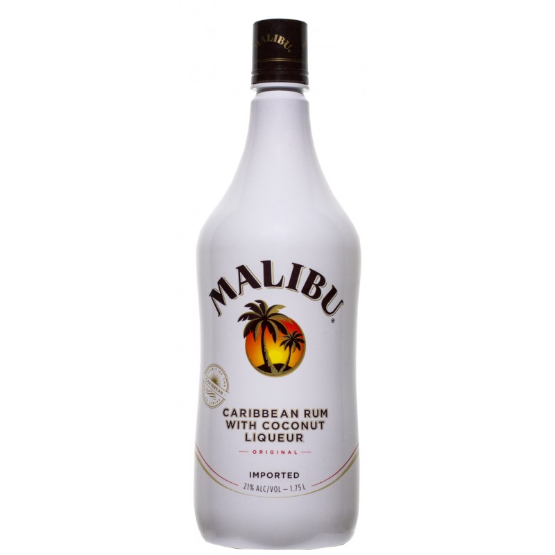 Order Malibu Coconut Rum 1.75 ml. food online from Mirage Wine & Liquor store, Palm Springs on bringmethat.com