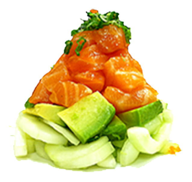 Order Spicy Salmon Salad food online from Kabuki store, Knoxville on bringmethat.com