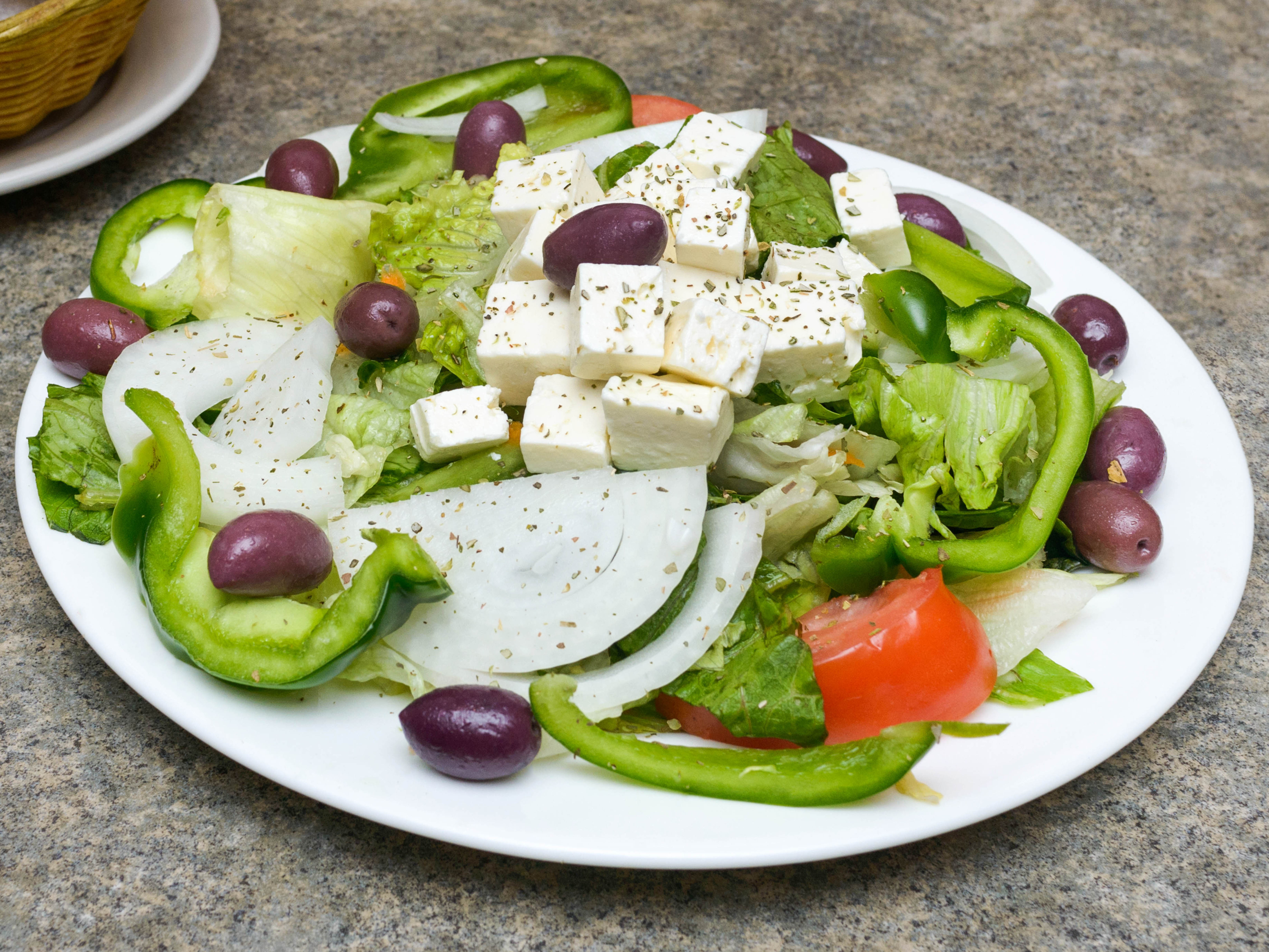 Order Grecian Salad food online from Al And Andy store, Schiller Park on bringmethat.com