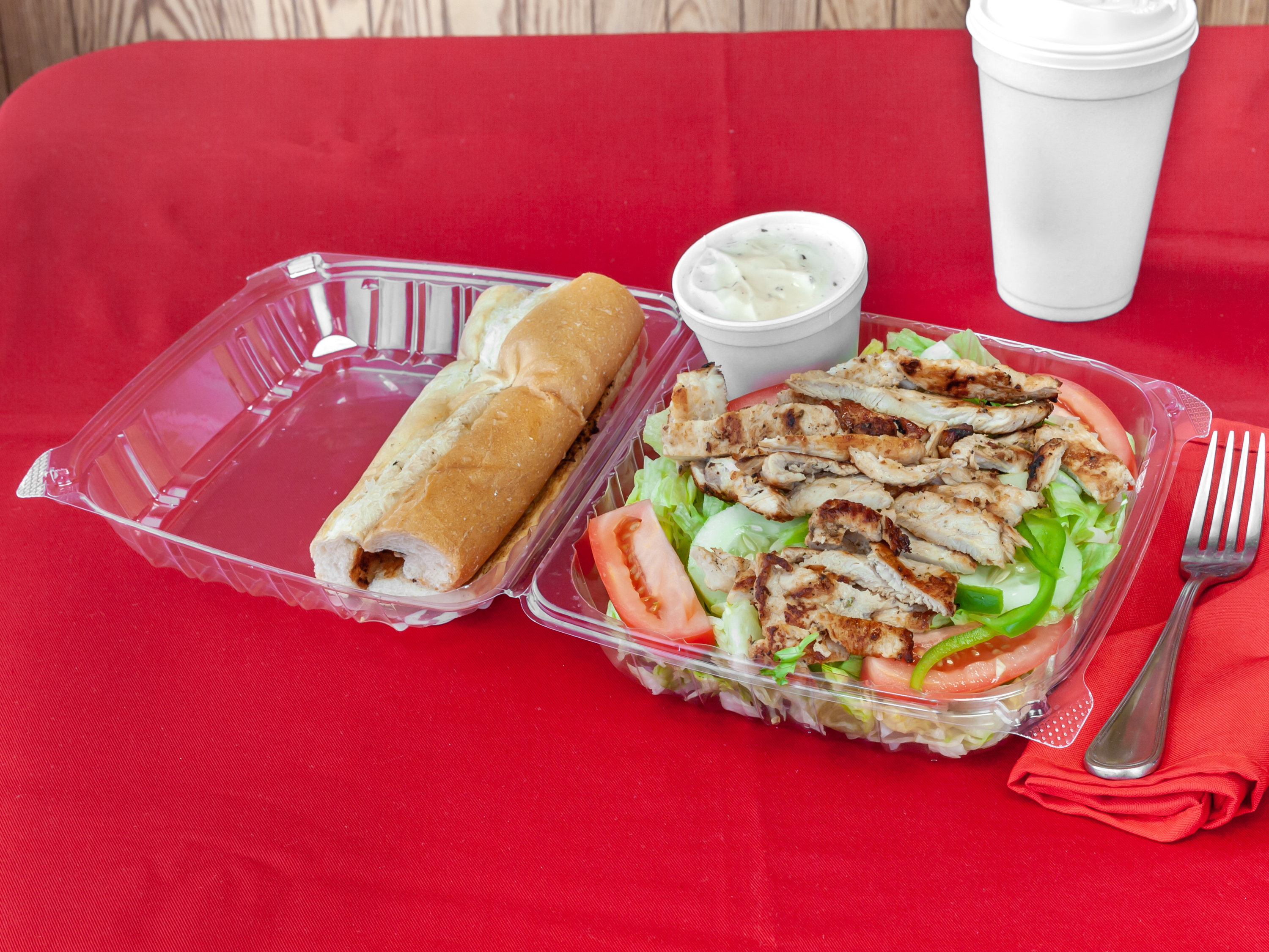 Order Grilled Chicken Breast Salad food online from Munchies gyros & pizza store, Chicago on bringmethat.com