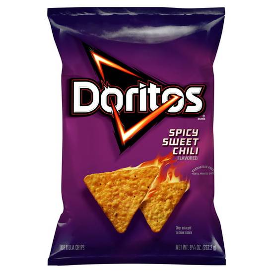 Order Doritos Spicy Sweet Chili Flavored Tortilla Chips food online from Pepack Sunoco store, Peapack on bringmethat.com