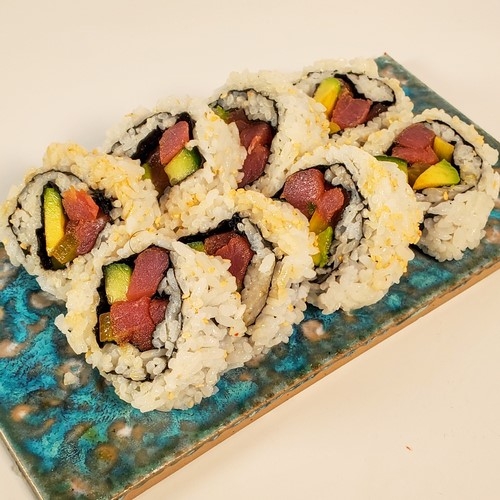 Order Wasabi Tuna Maki Roll food online from Click Virtual Food Hall store, Houston on bringmethat.com