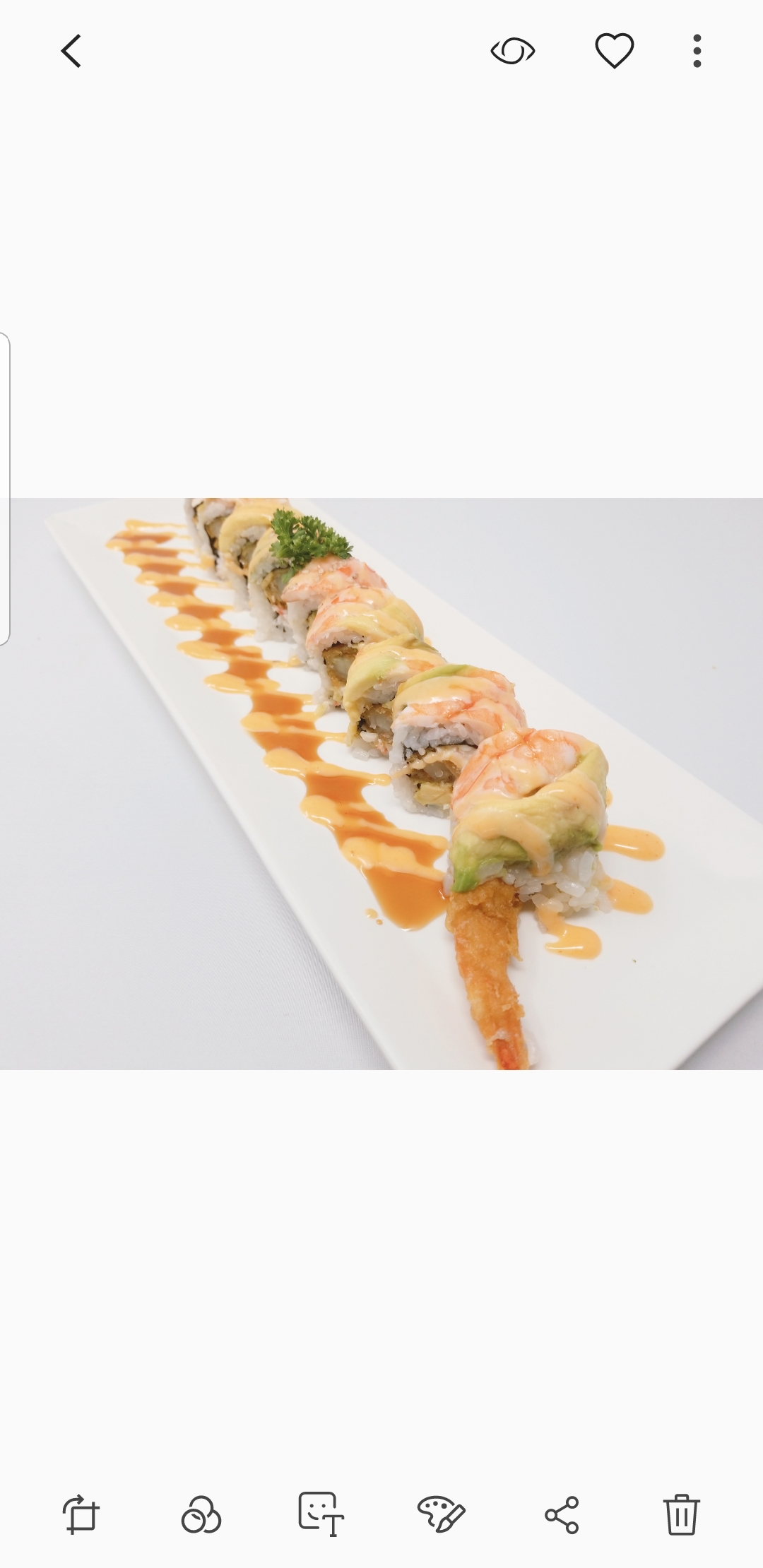 Order Amante Camaron food online from Omoi Sushi store, Fountain Valley on bringmethat.com