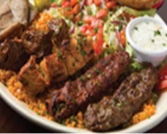 Order ALL COMBO KABAB CHICKEN AND LAMB 4 PC food online from Almadina Halal store, Norcross on bringmethat.com