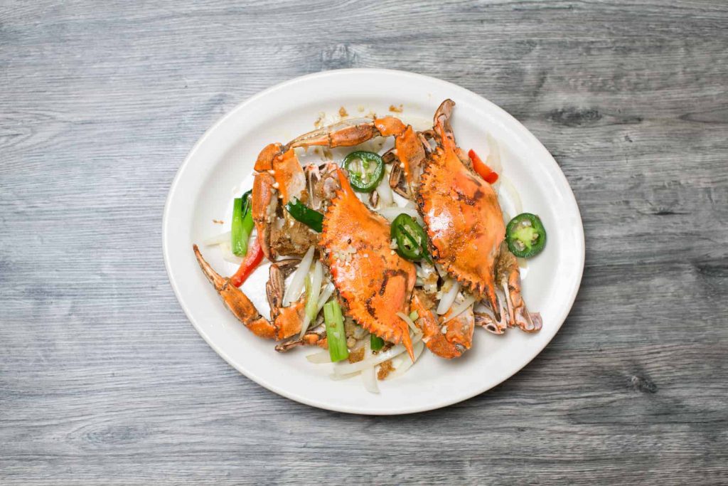 Order S4. Stir Fried Crab food online from Houston Crawfish & Seafood store, Houston on bringmethat.com