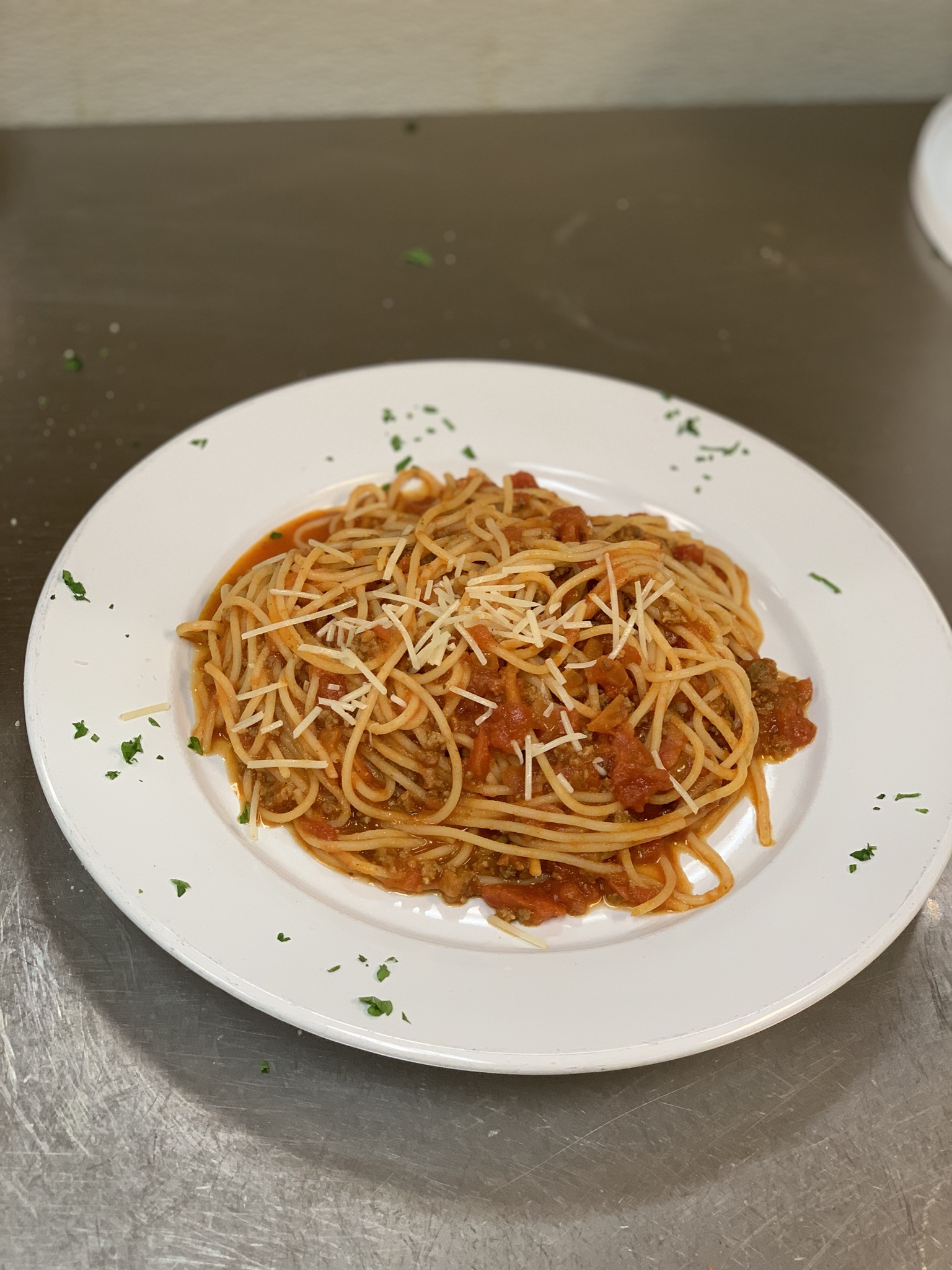 Order Spaghetti food online from Portofino Italian restaurant store, Morristown on bringmethat.com