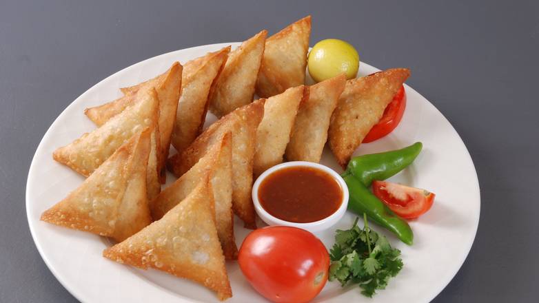 Order Beef Samosa food online from The Burger Stack store, Chicago on bringmethat.com