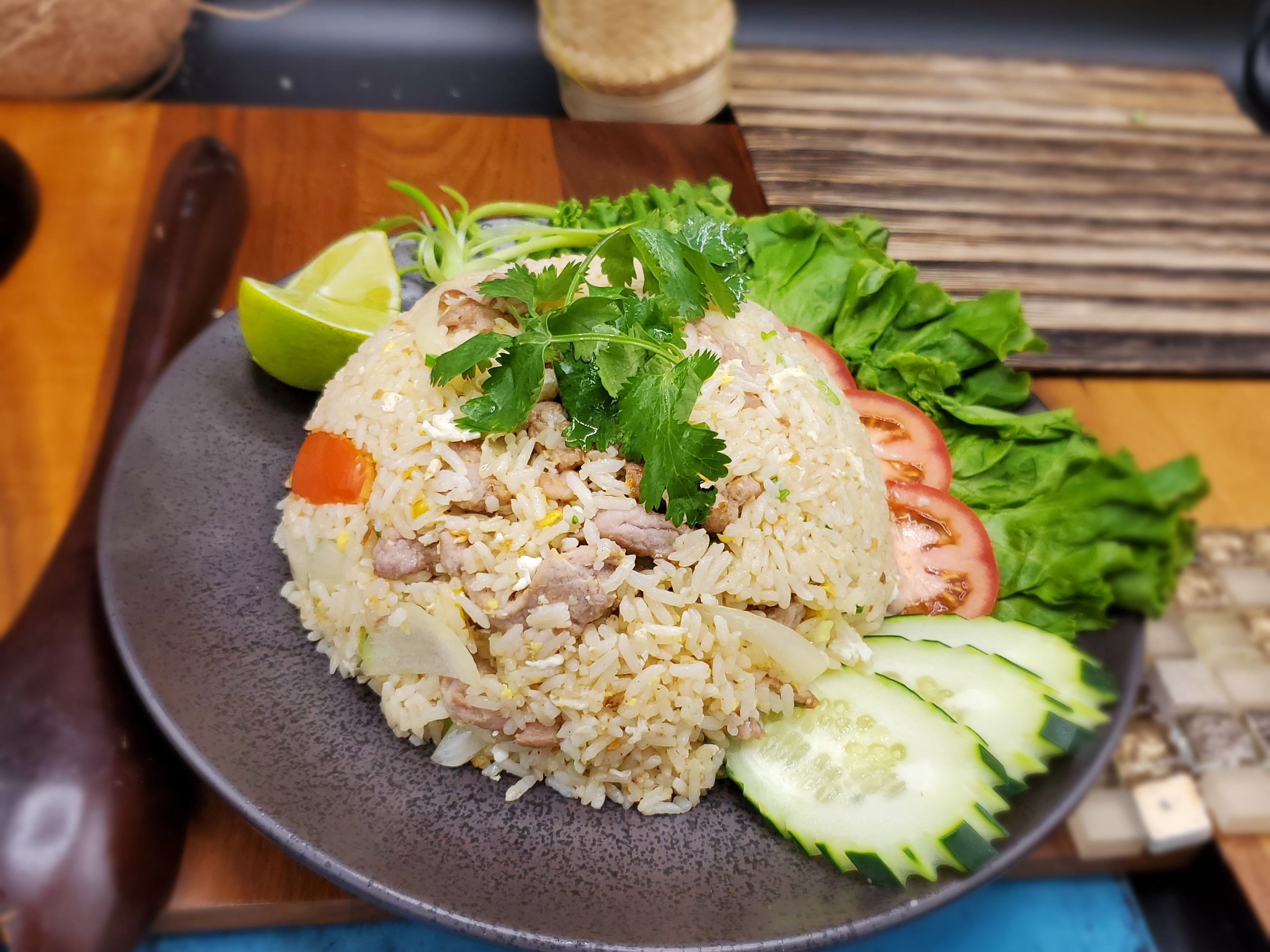 Order Thai Fried Rice (Khoa Pad) food online from What Zaap? Thai Food store, Las Vegas on bringmethat.com