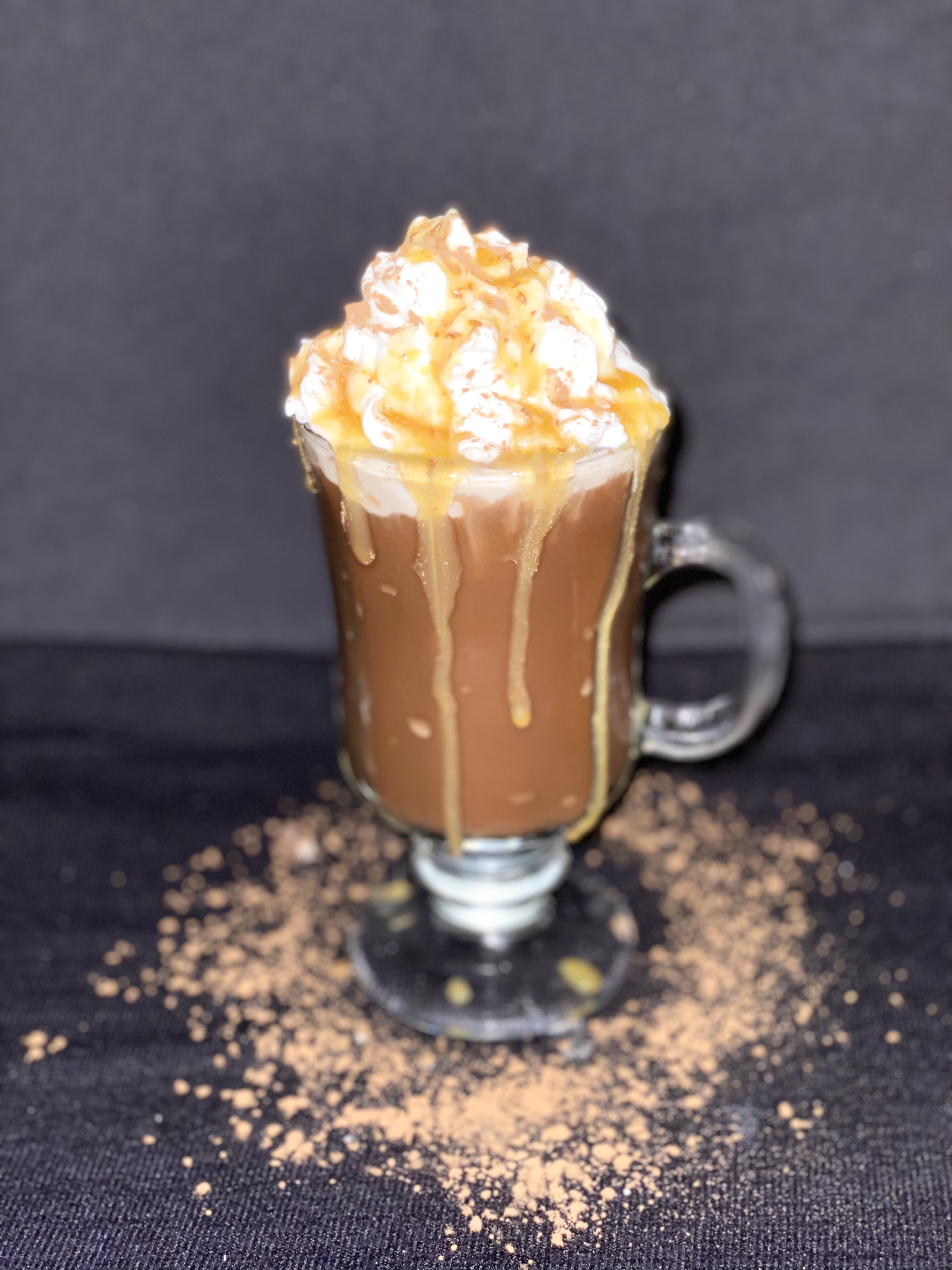 Order Salted Caramel Hot Chocolate food online from Pineapple Xpressed Cafe store, McHenry on bringmethat.com
