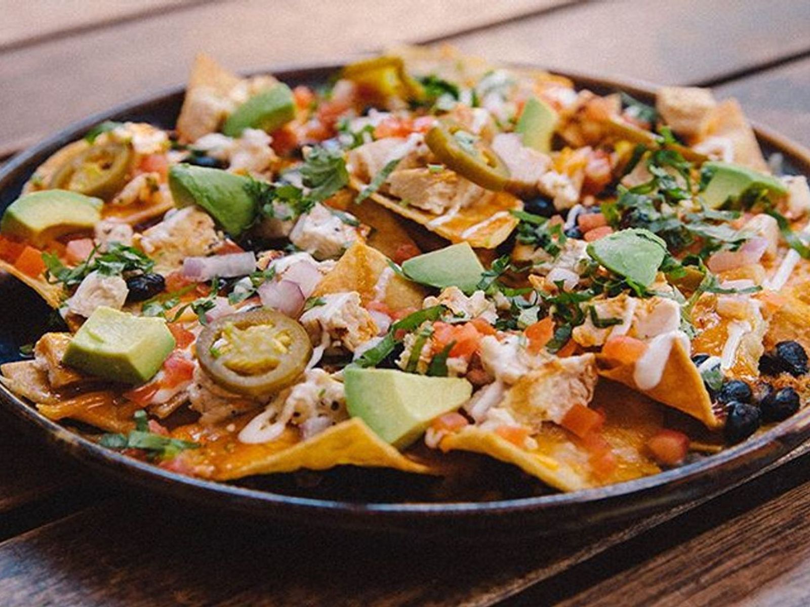 Order Grilled Chicken Nachos food online from Eureka! store, Concord on bringmethat.com