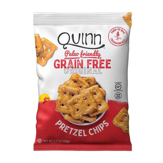 Order Quinn Paleo Friendly Grain Free Pretzel Chips, Original, 5.5 OZ food online from Cvs store, WEST COVINA on bringmethat.com