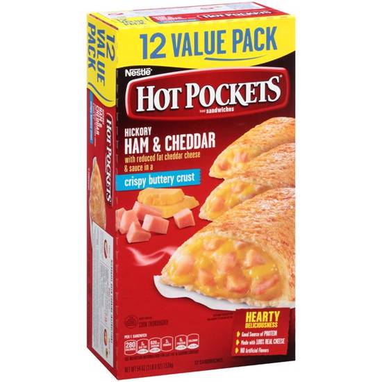 Order Hot Pockets Ham And Cheese -  Count Of 12 food online from Exxon Food Mart store, Port Huron on bringmethat.com