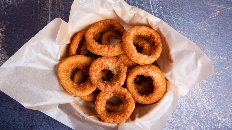 Order Onion Rings food online from Two Hand Burger (22648 Mission Blvd store, Hayward on bringmethat.com