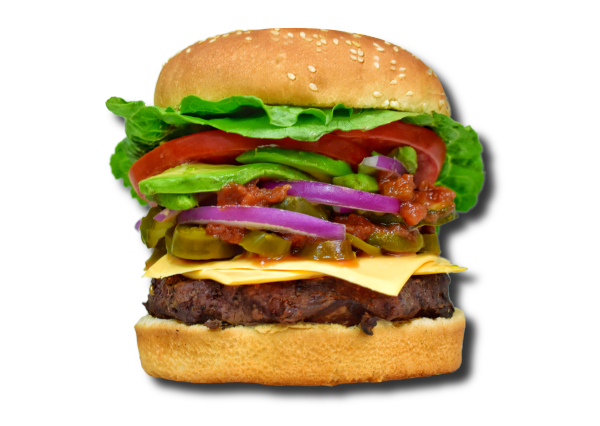 Order Southwestern Cheeseburger food online from Napoli Pizza store, Las Vegas on bringmethat.com