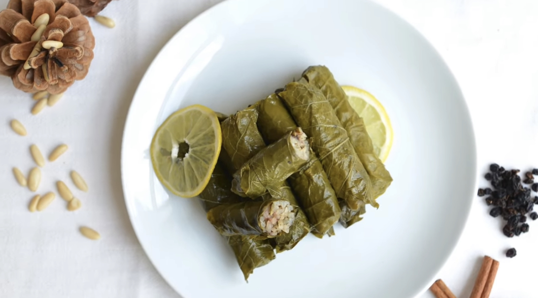 Order Side Grape Leaves food online from The Mystic Diner & Restaurant store, Stonington on bringmethat.com